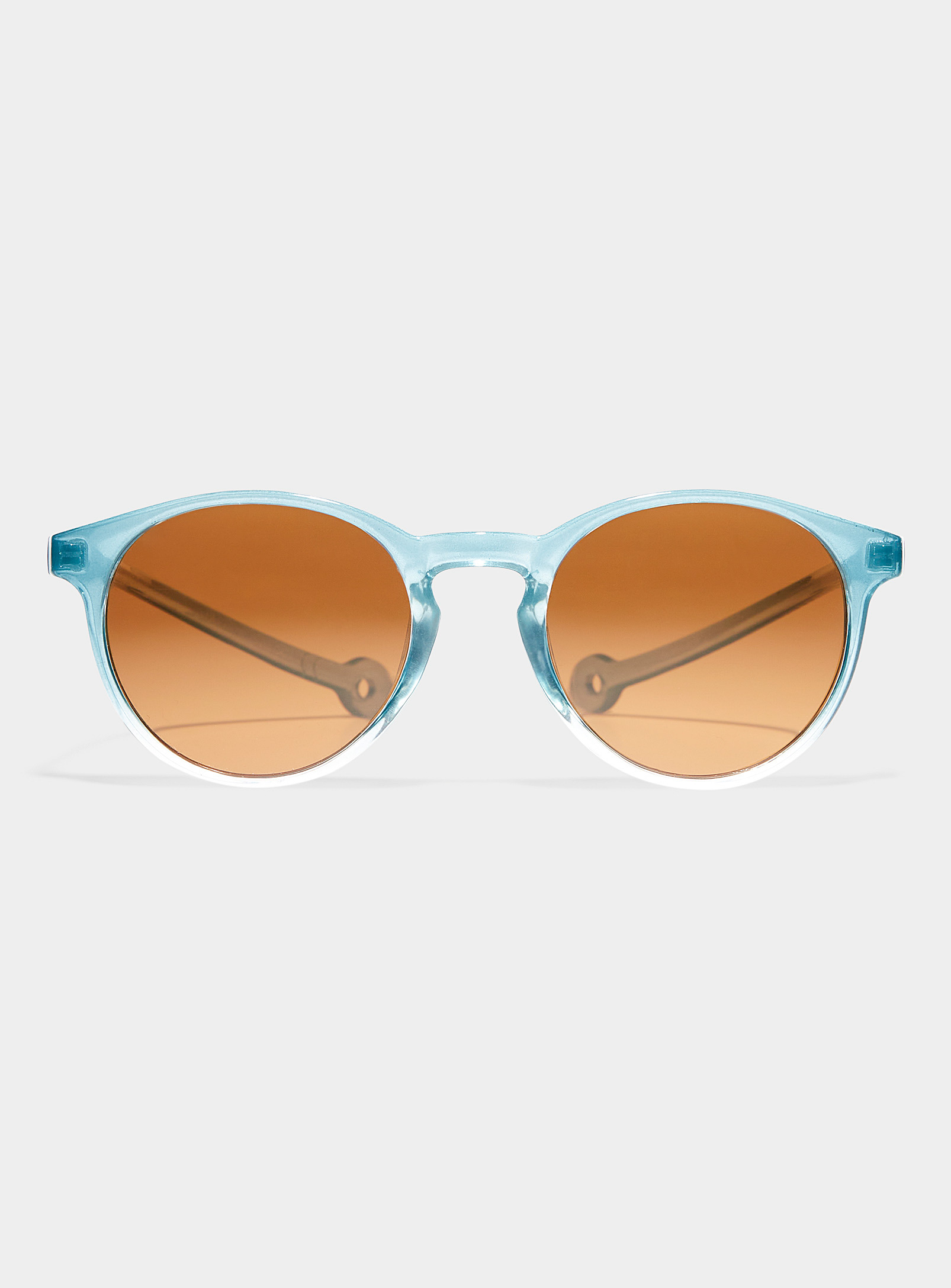 Parafina Isla Round Sunglasses In Blue