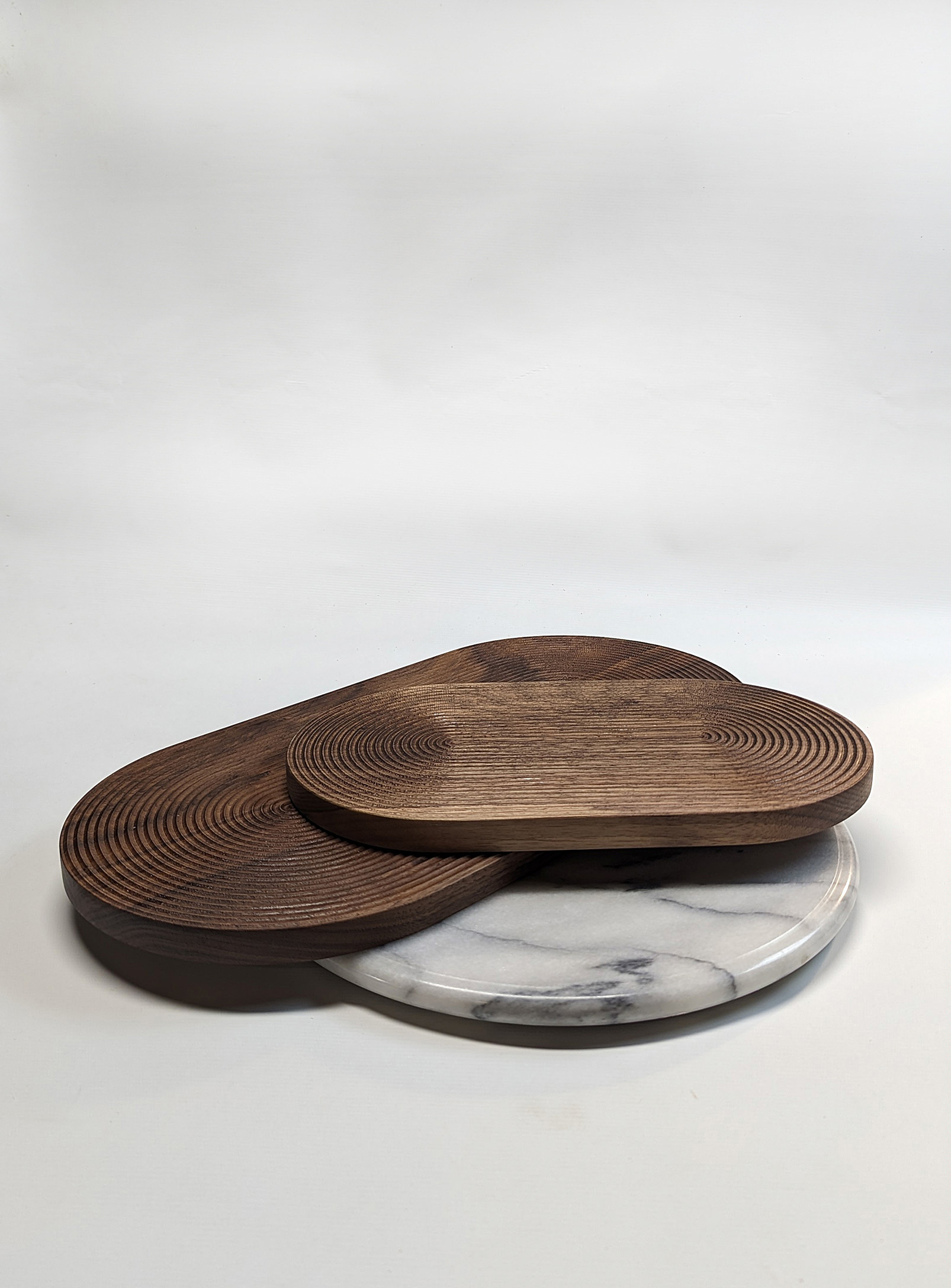 Solid Oval Wood Tray – Rekindle