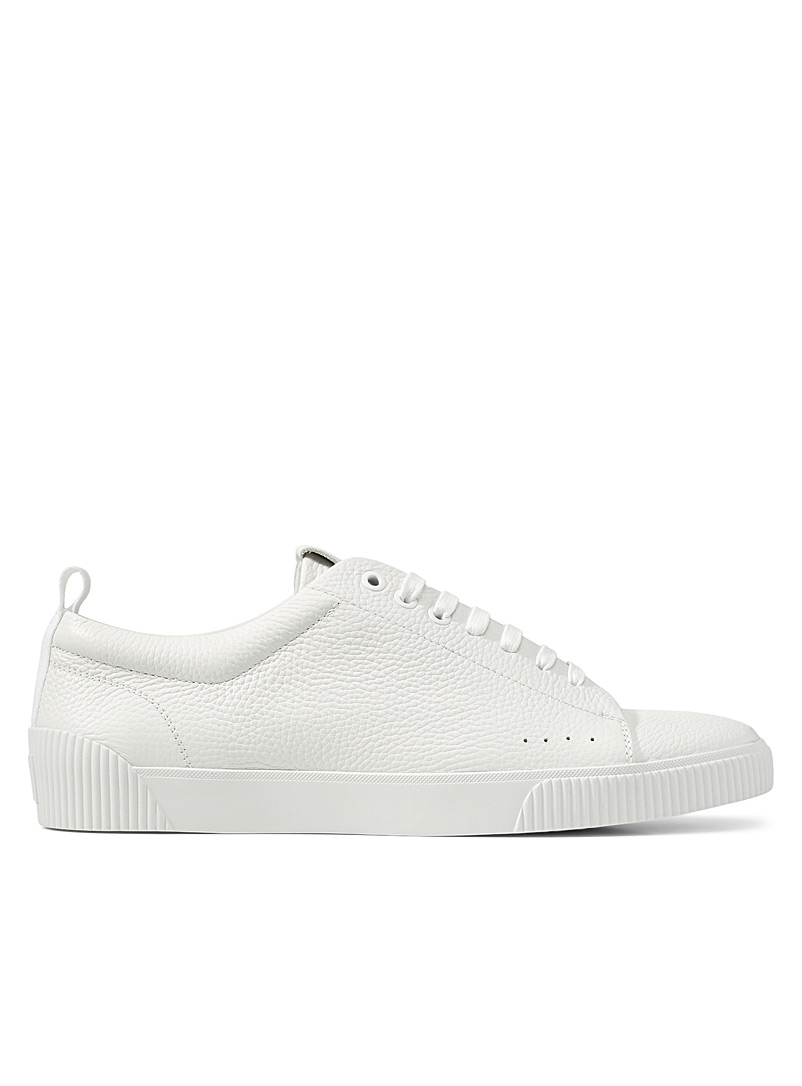 HUGO White Leather Zero tennis sneakers Men for men