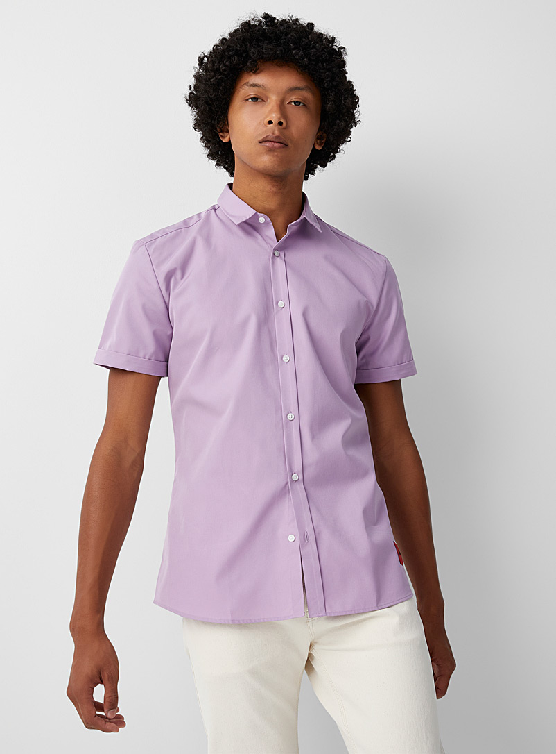 HUGO Lilacs Empson shirt Extra slim fit for men