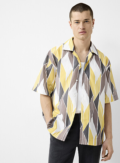 La chemise motif g&eacute;o Espino
