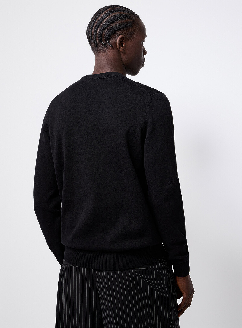 HUGO: Le chandail San Cassius Noir pour homme