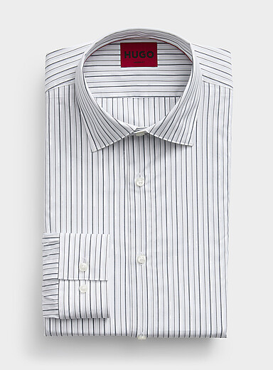 La chemise rayures verticales Valerio <b>Coupe moderne</b>