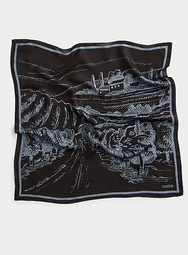 Le foulard &agrave; nouer illustration vignoble