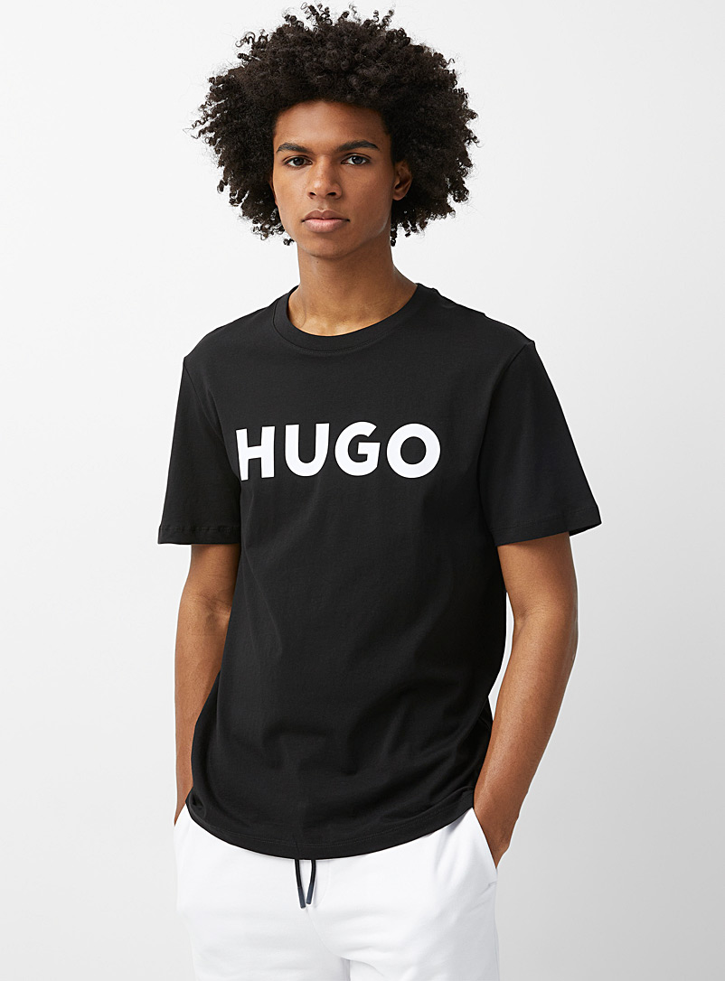 HUGO Black Dulivio T-shirt for men