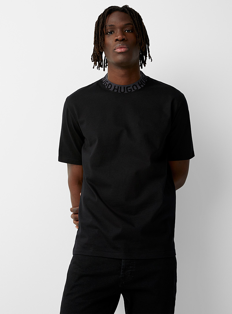 HUGO Black Daffir T-shirt for men