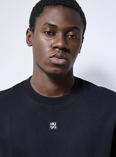 Dalile metallic logo T-shirt