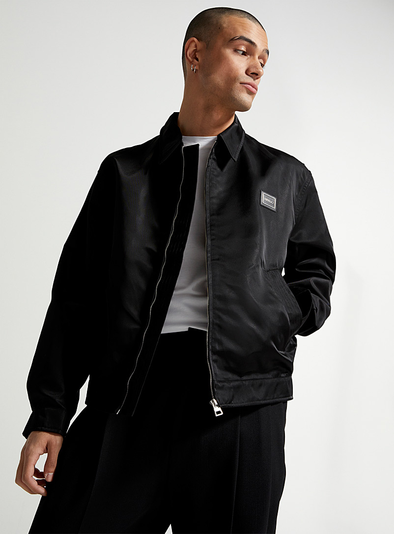 HUGO Black Belton jacket for men