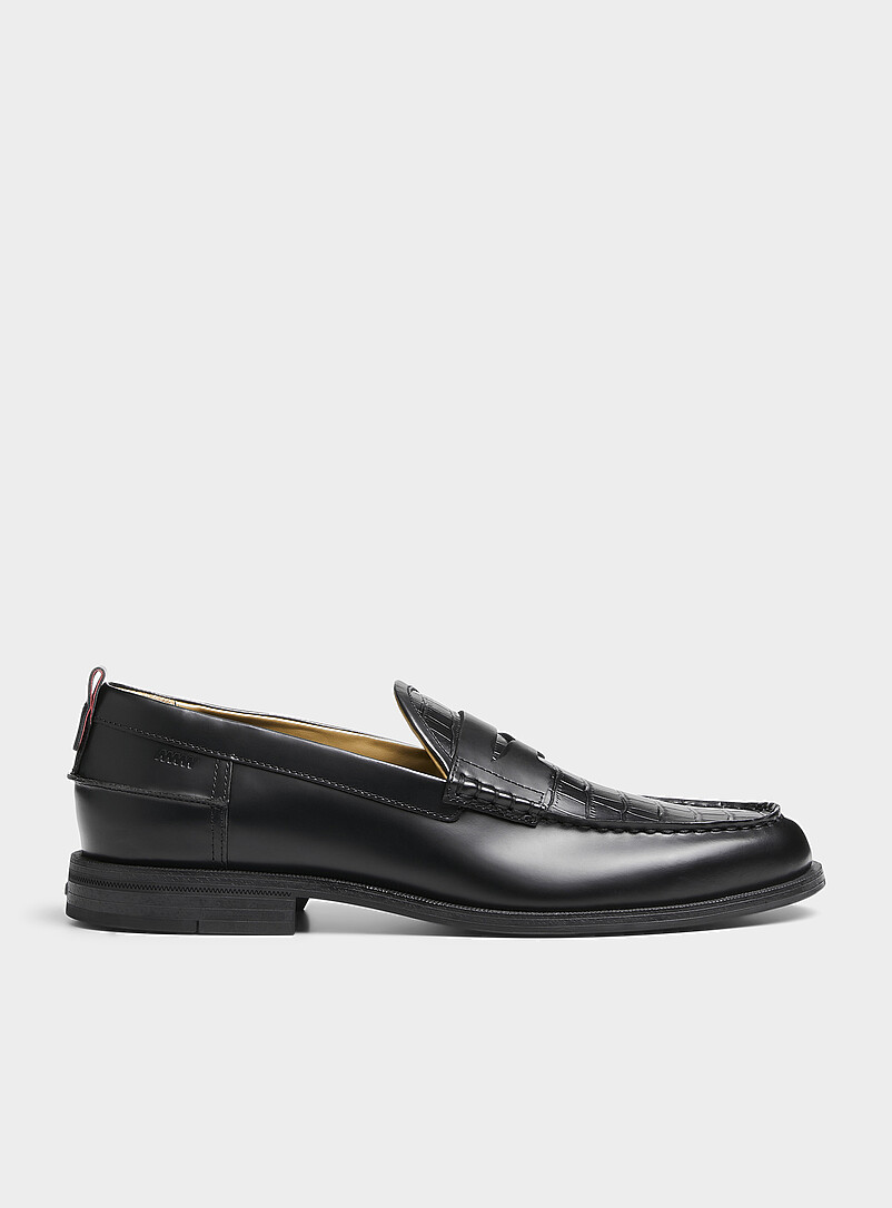 Le flâneur penny Varian effet croco Homme | HUGO | Magasinez des ...