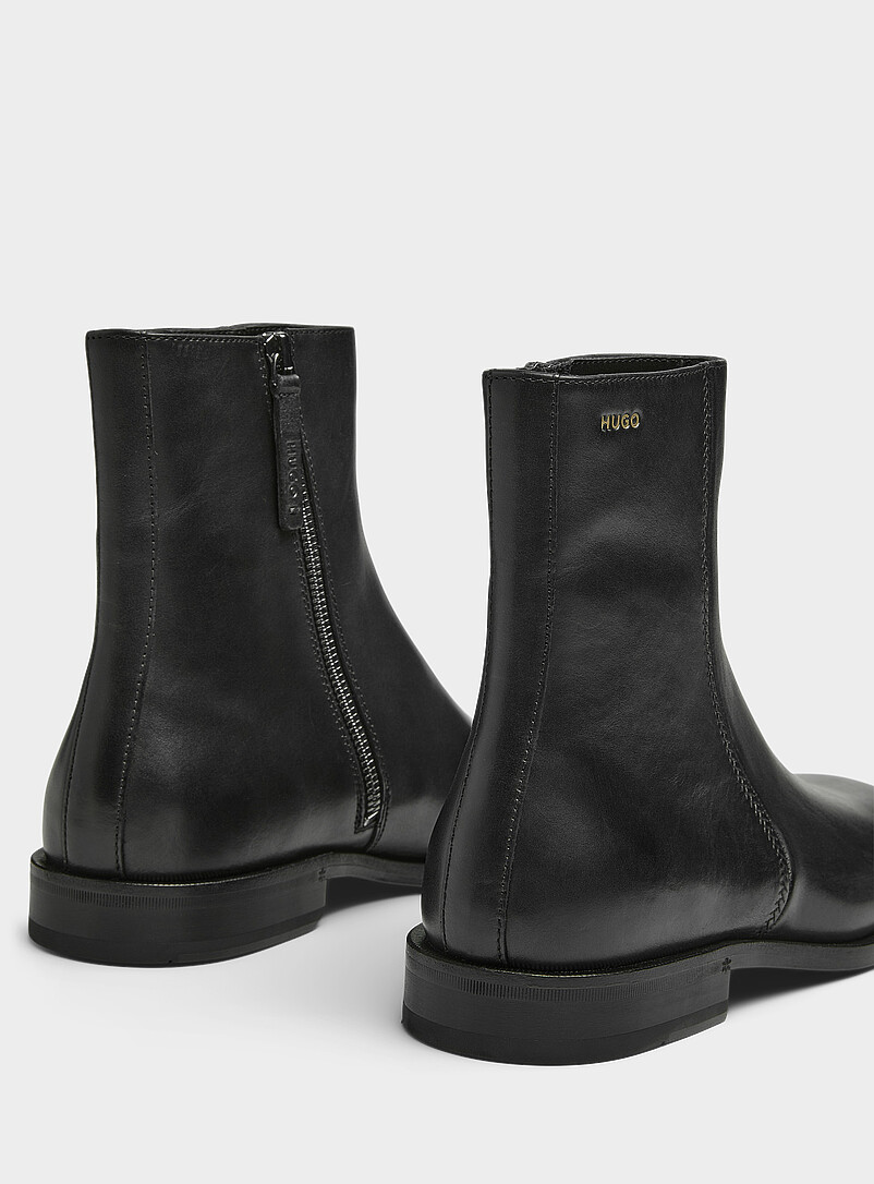 HUGO: La botte zipp&eacute;e Thorton Homme Noir pour homme