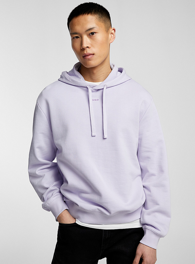 HUGO Lilacs Hooded Dapo sweatshirt for men