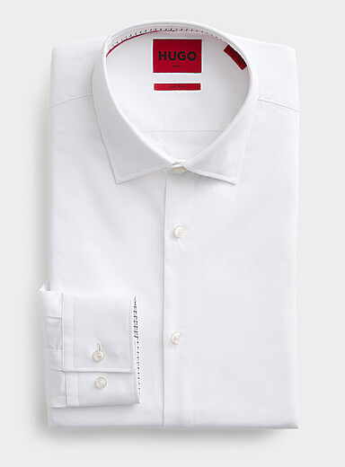 La chemise popeline Koey <b>Coupe ajust&eacute;e</b>
