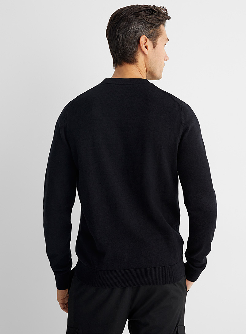 HUGO Charcoal San Cassius sweater for men