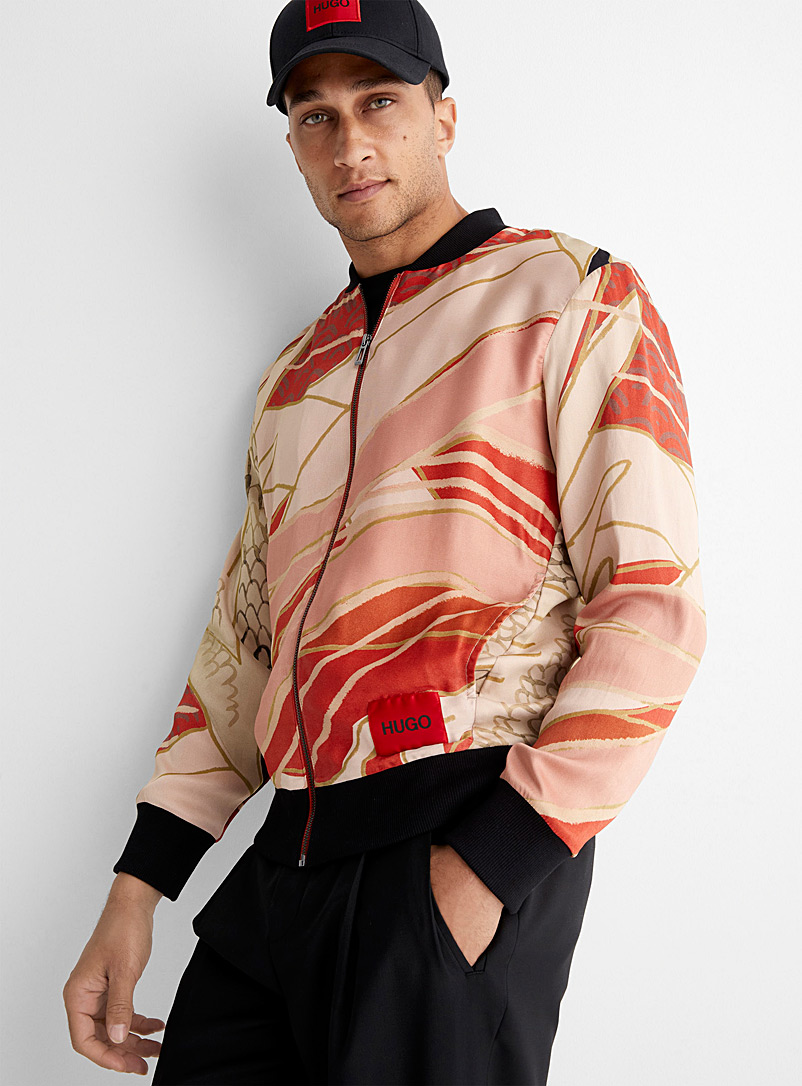 Orient landscape bomber jacket | HUGO | Shop Men's Jackets & Vests ...