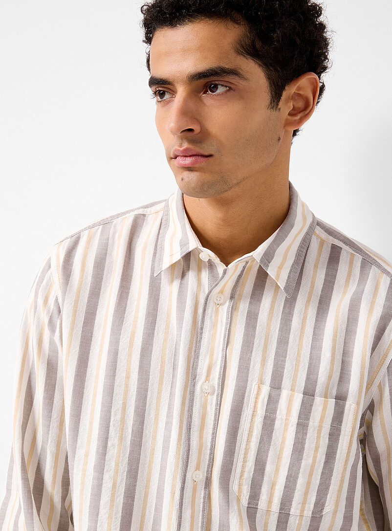 Erillo vertical-stripe shirt product image 2