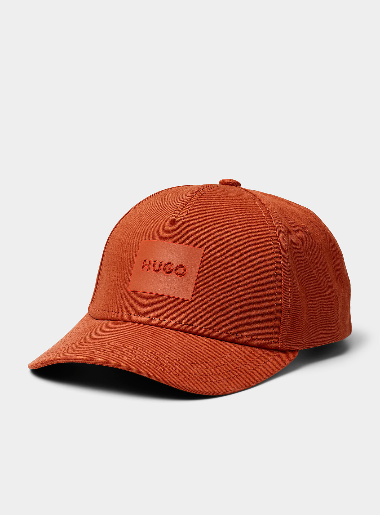 Hugo Red-edge Logo Cap In Orange
