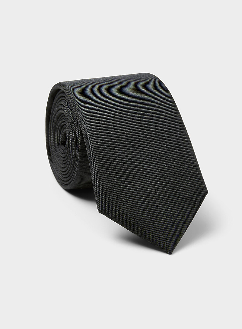 Optical mini-stripe narrow tie product image (primary)