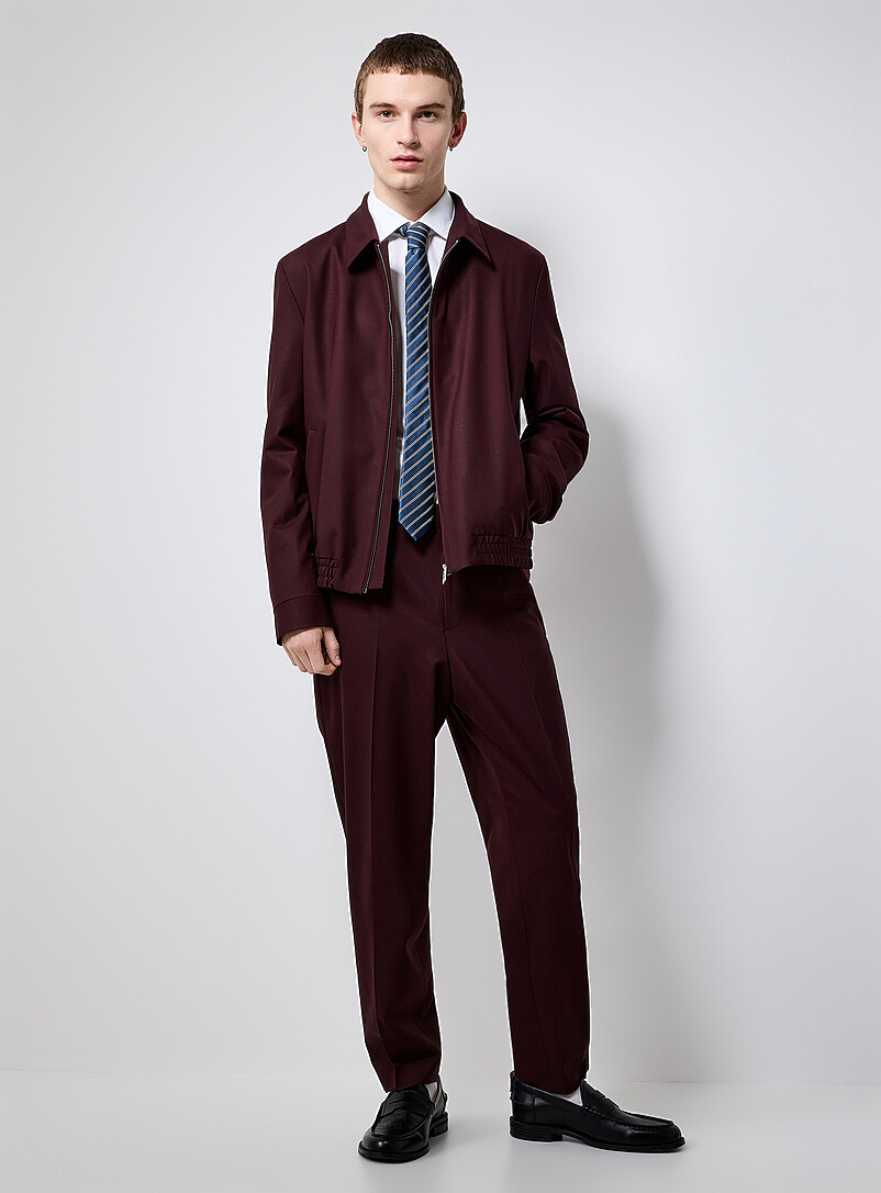 Superflex Burgundy Pant Slim Fit