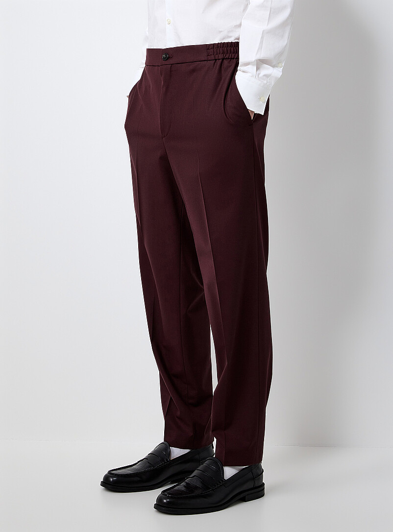 Superflex burgundy pant Slim fit product image 2