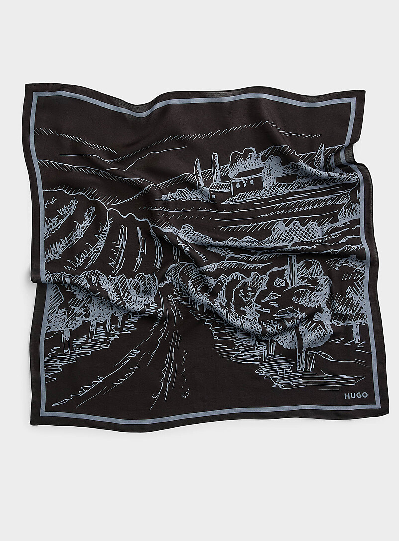 Vineyard Illustration Neckerchief