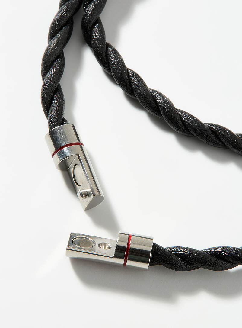 Double-wrap leather bracelet product image 2