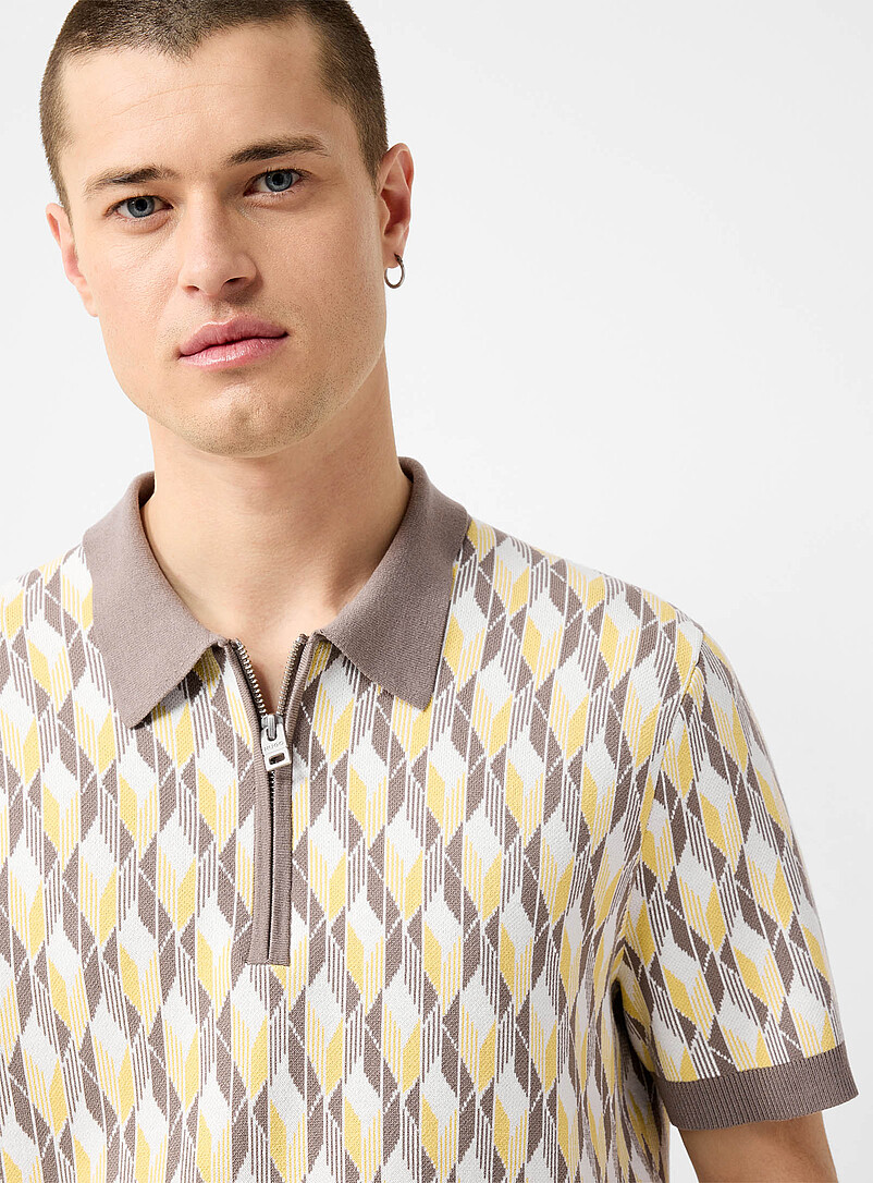 Seomo geo jacquard polo product image 2