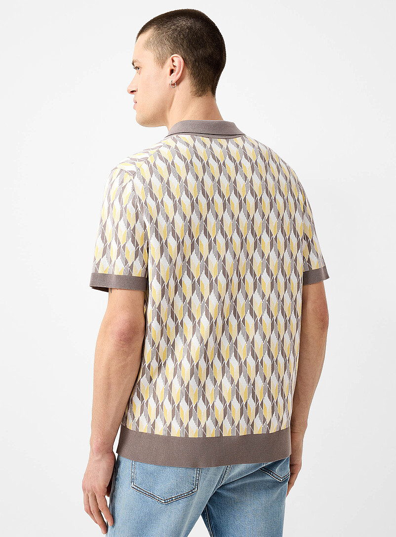 Seomo geo jacquard polo product image 3