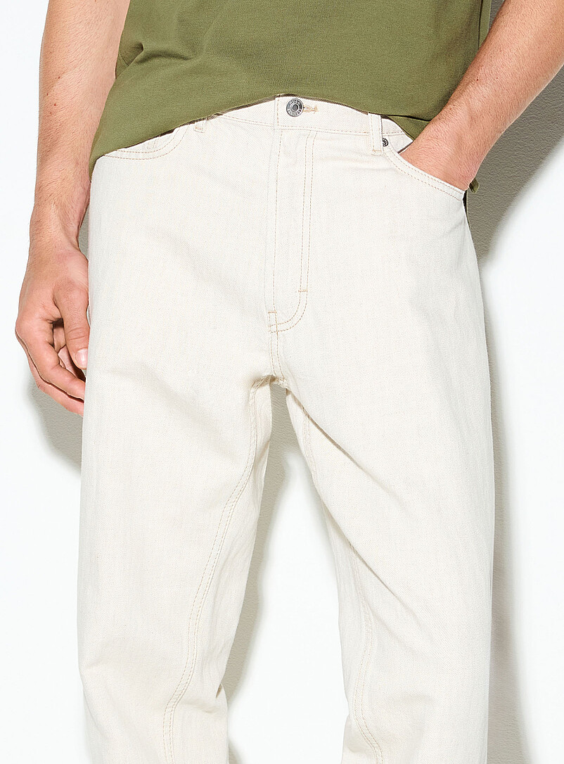 HUGO 838 linen-blend jean Tapered fit product image 2