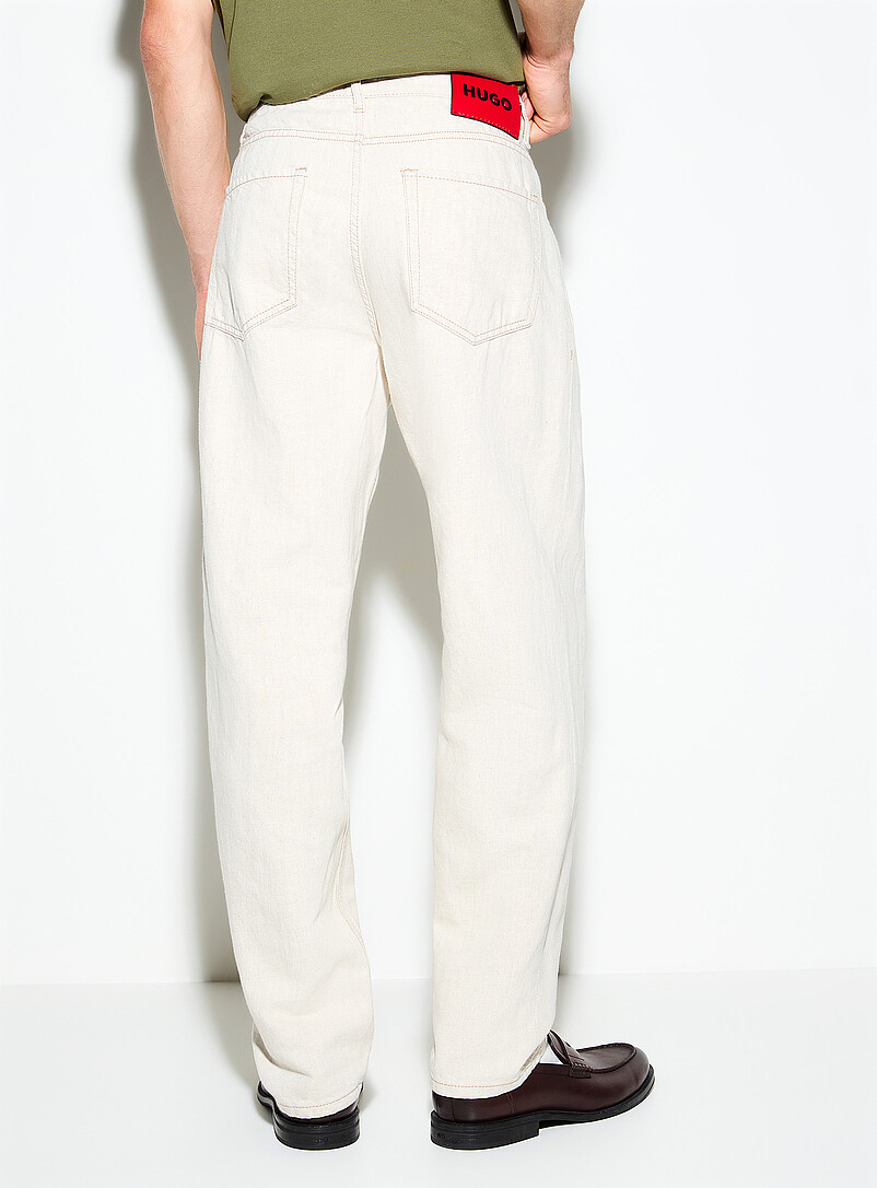 HUGO 838 linen-blend jean Tapered fit product image 3
