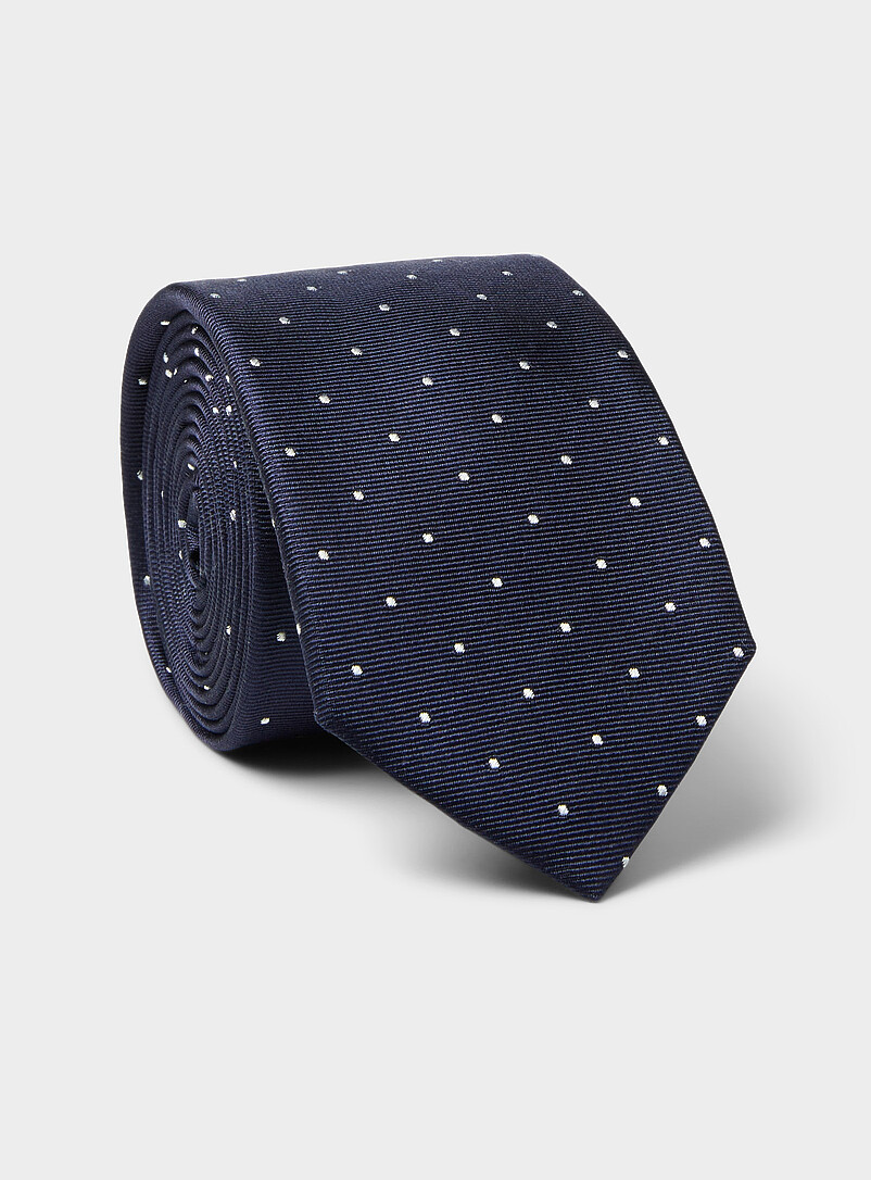 Buttery Yellow Dotted Tie
