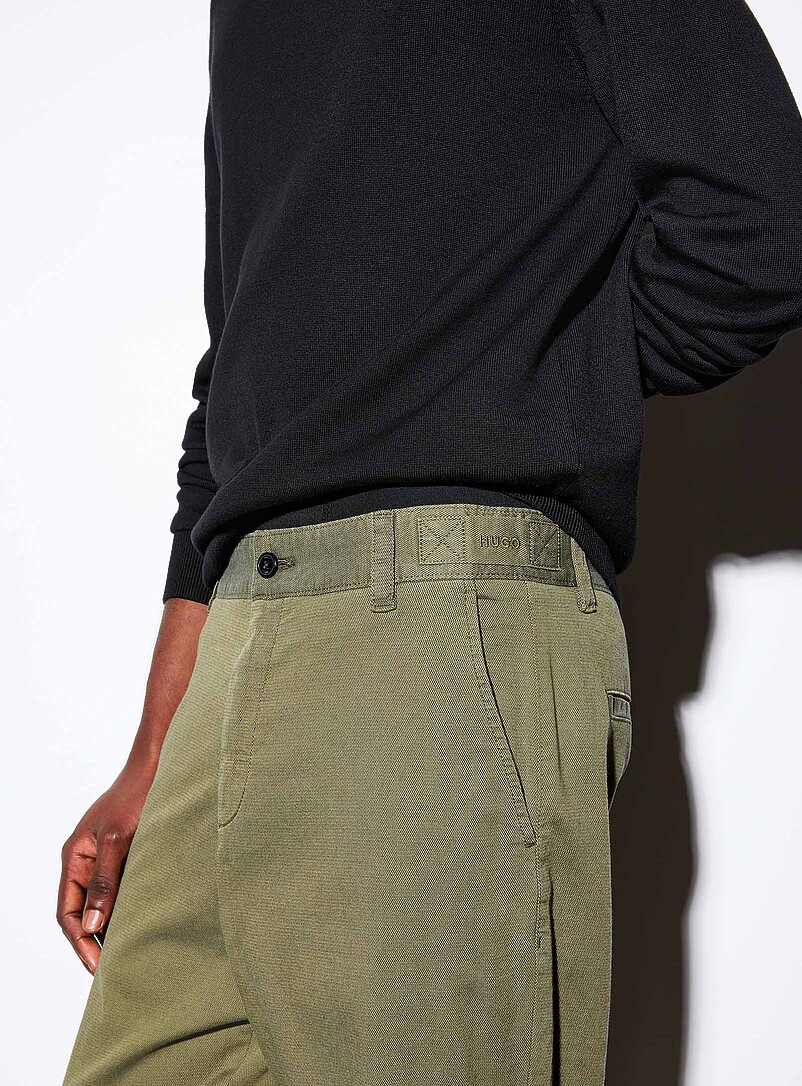 Genar semi-plain chinos Straight fit product image 2