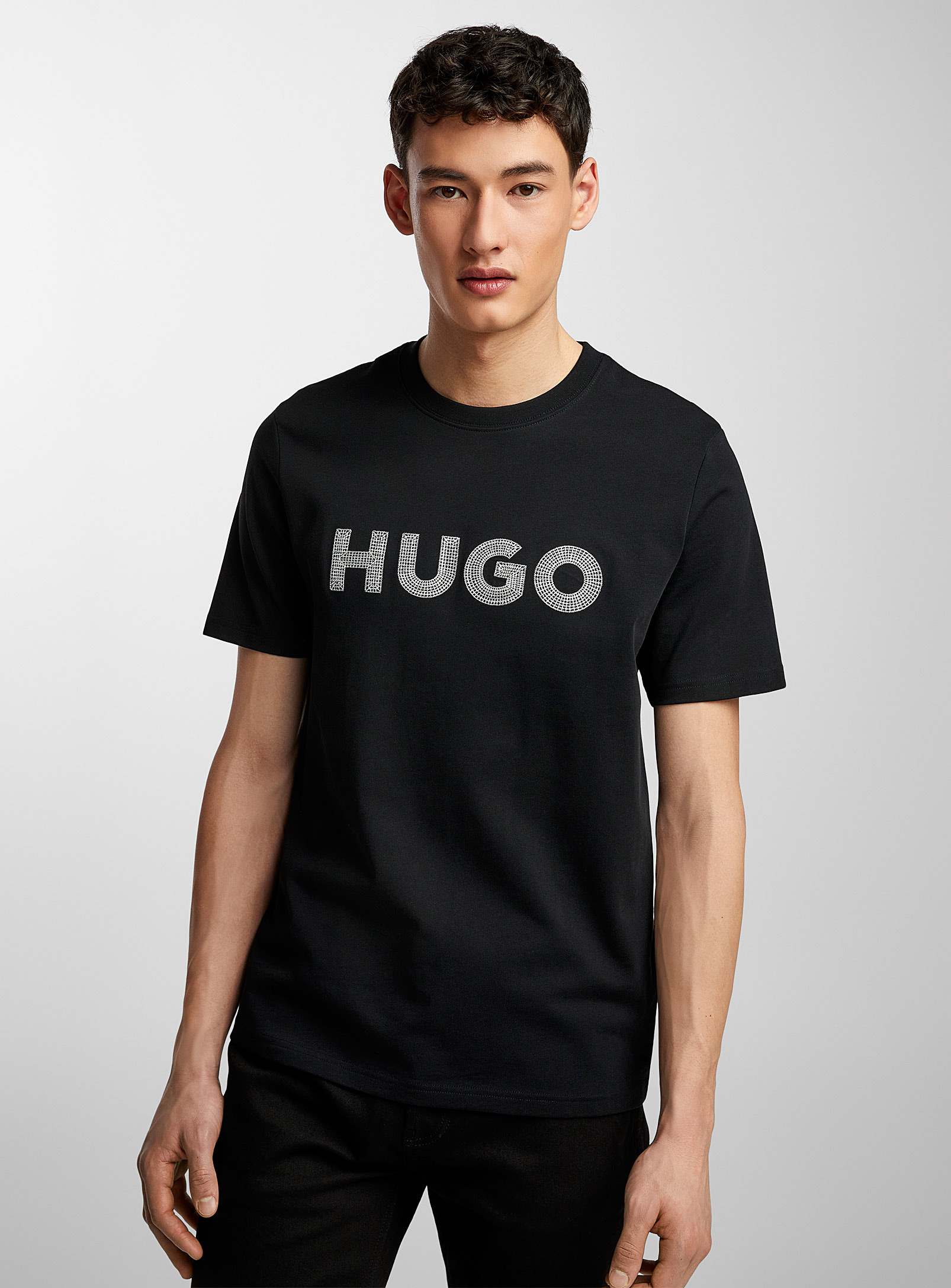 Hugo Drochet Logo T-shirt In Black