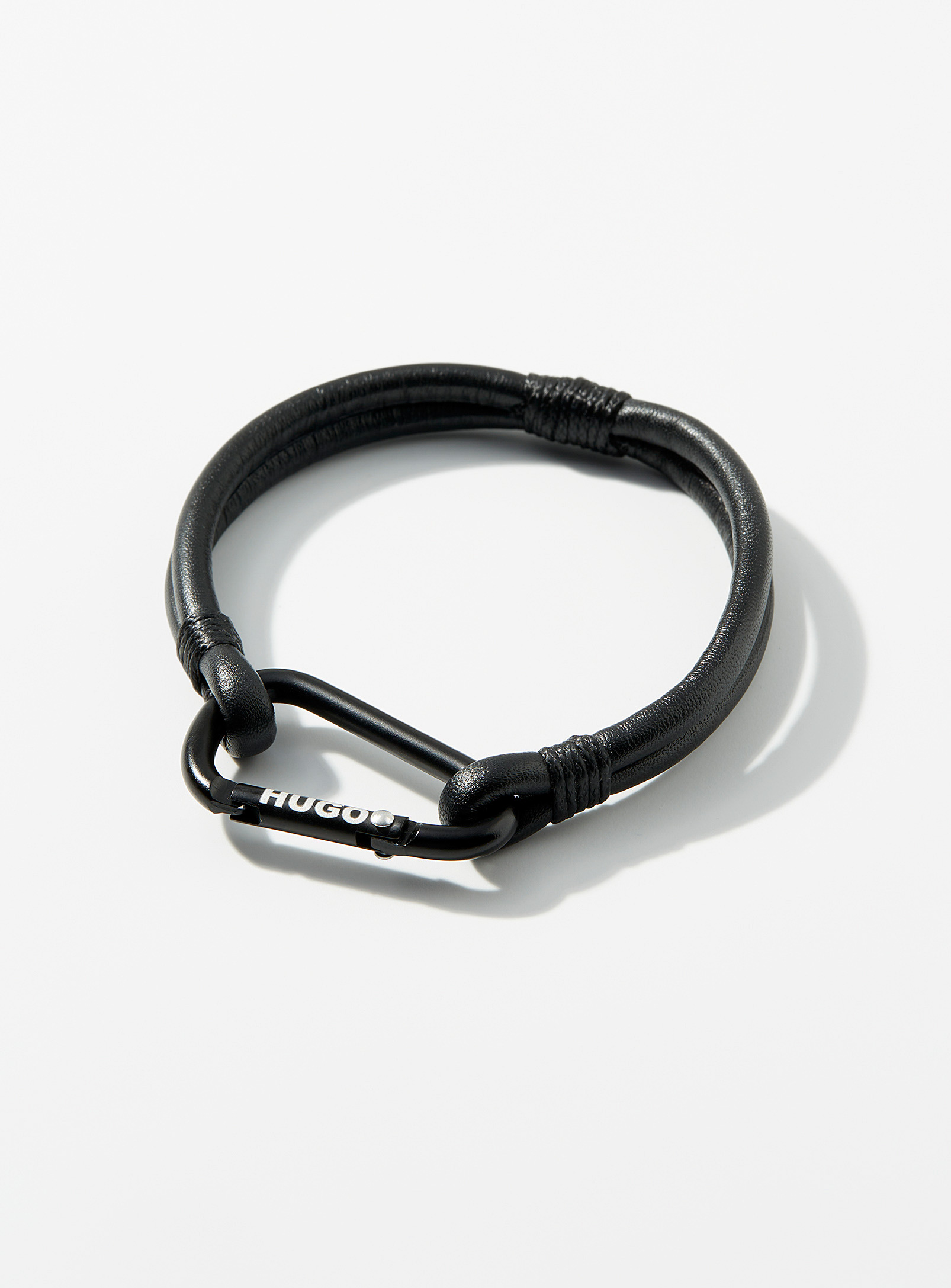 HUGO - Le bracelet cuir mousqueton