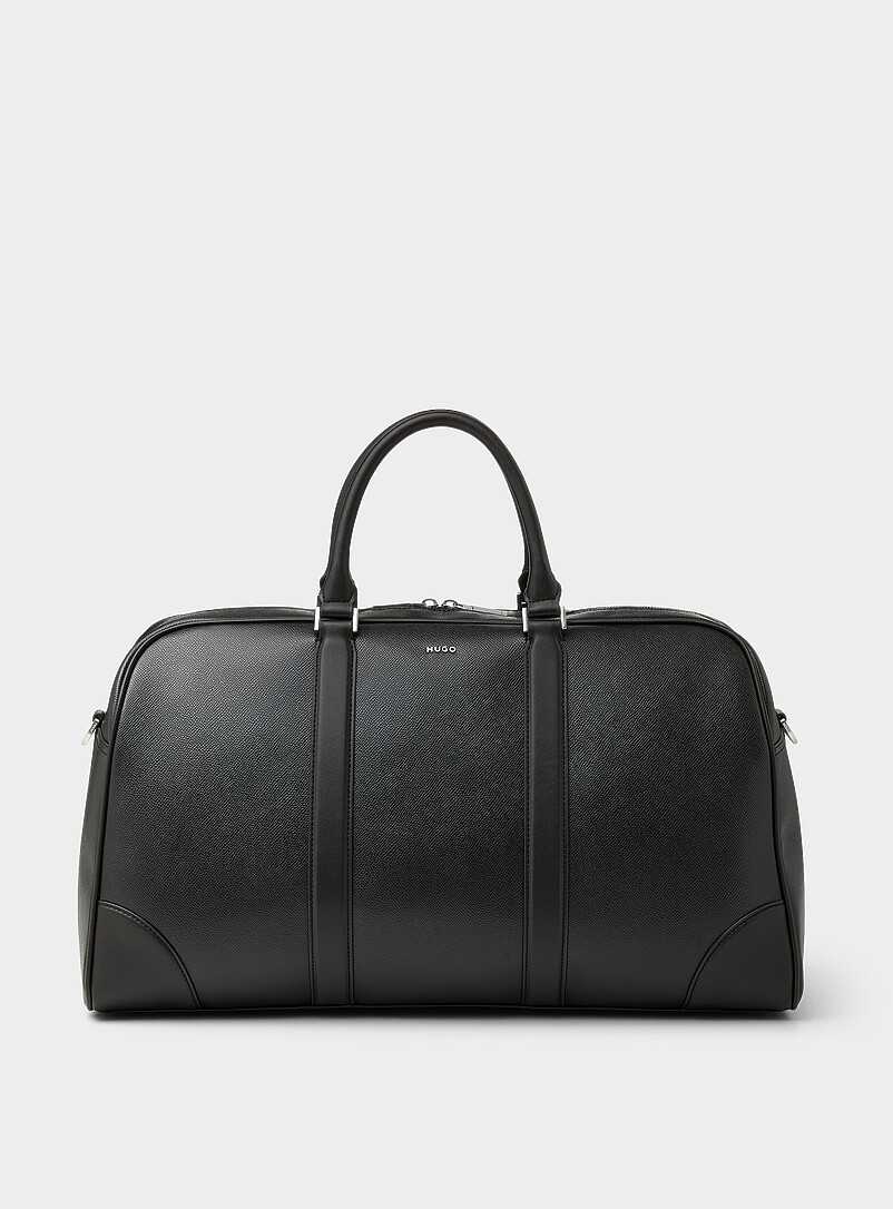 Regenerated leather weekend bag product image (primary)