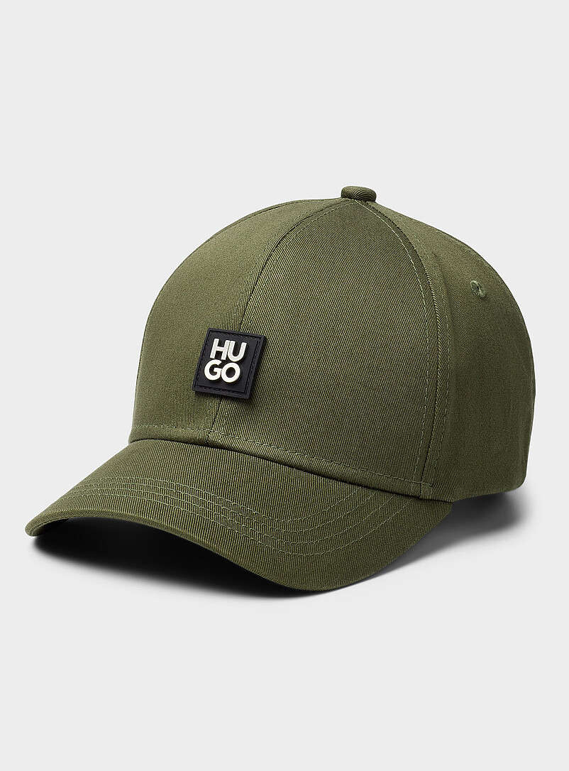 Metallic-logo solid cap product image (primary)