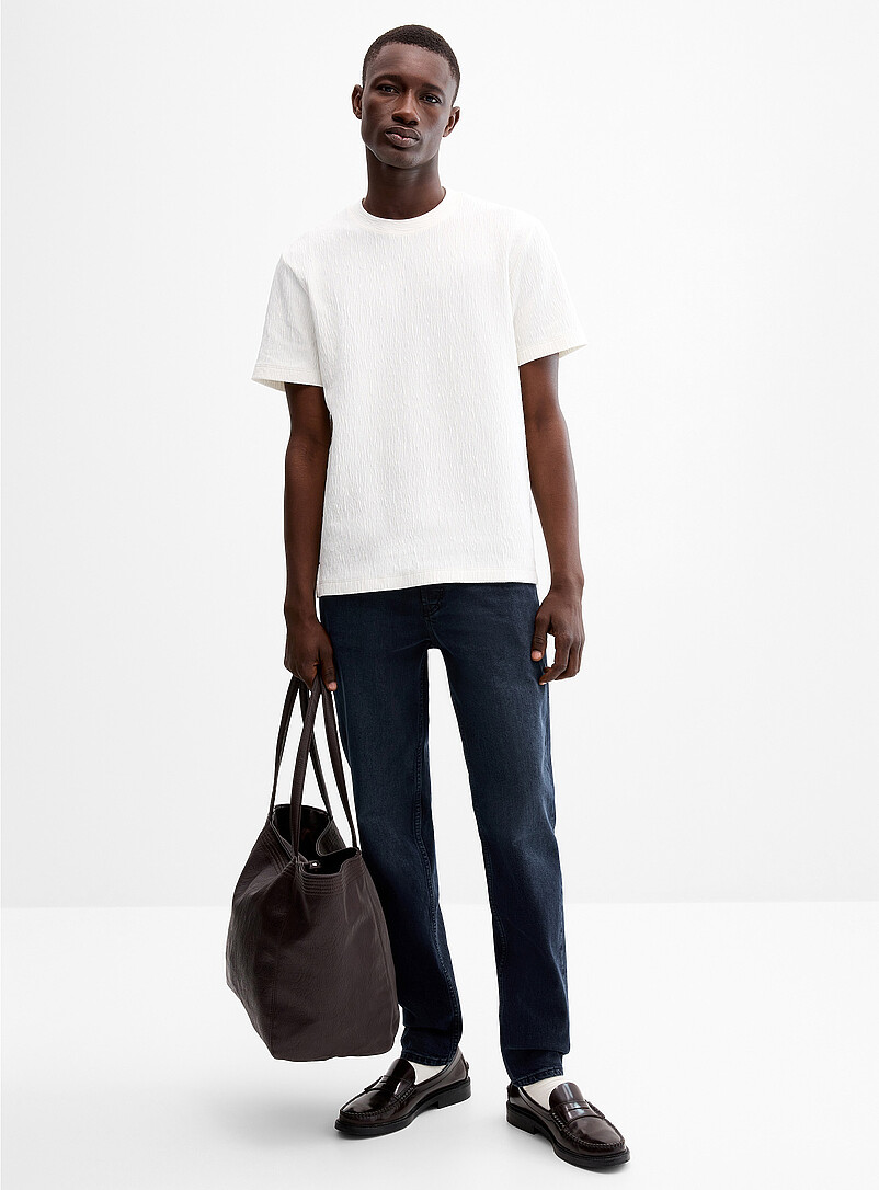 HUGO 634 dark indigo jean Tapered fit product image (primary)