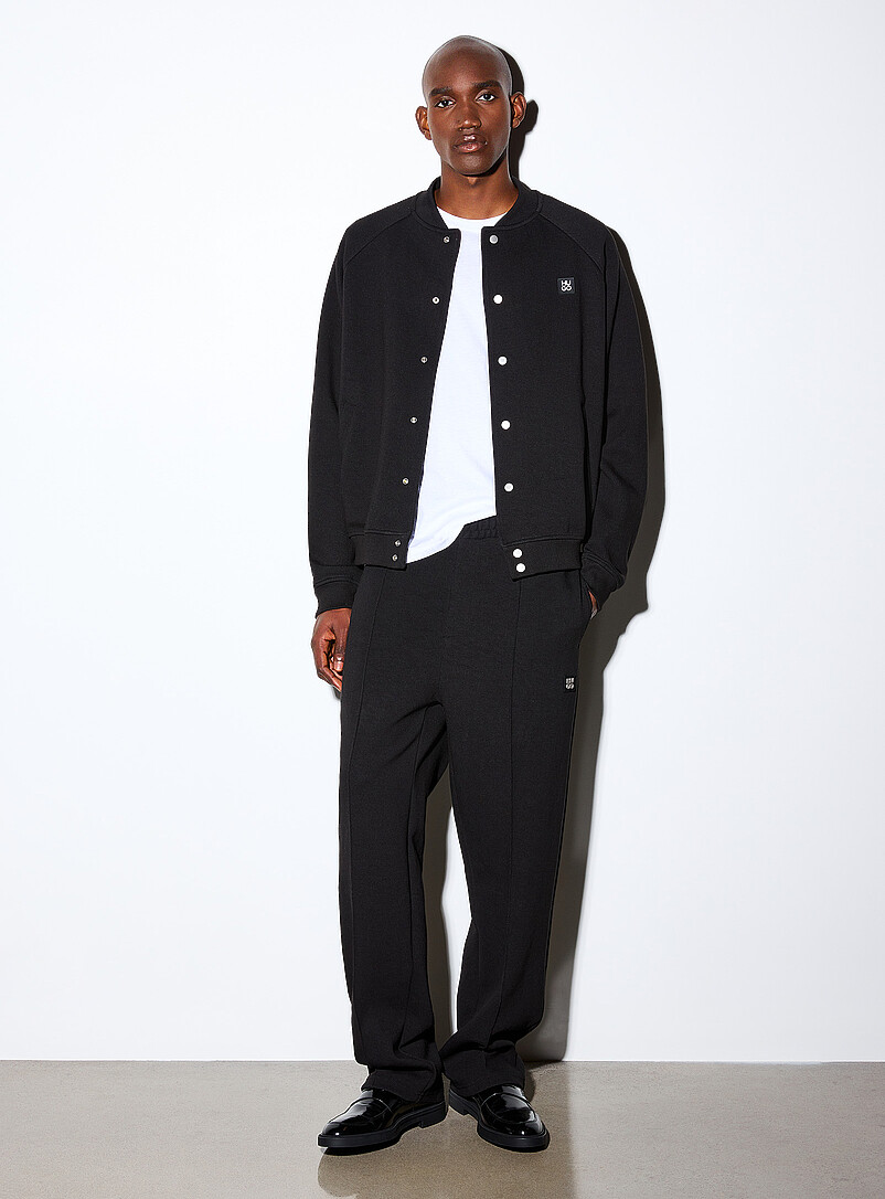 Dabin flat-rib jersey bomber jacket product image 2