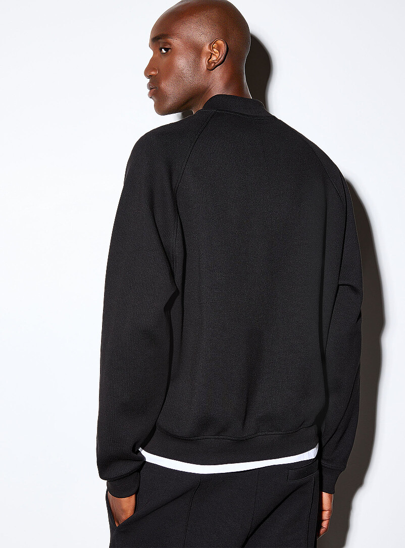Dabin flat-rib jersey bomber jacket product image 3