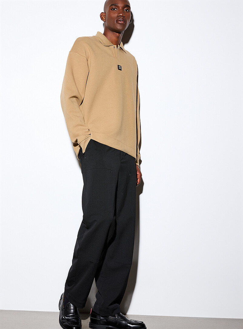 Dabin flat-rib jersey polo product image 2