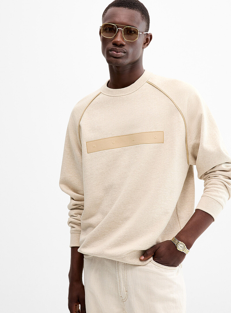 Dalim velvety logo sweatshirt product image (primary)