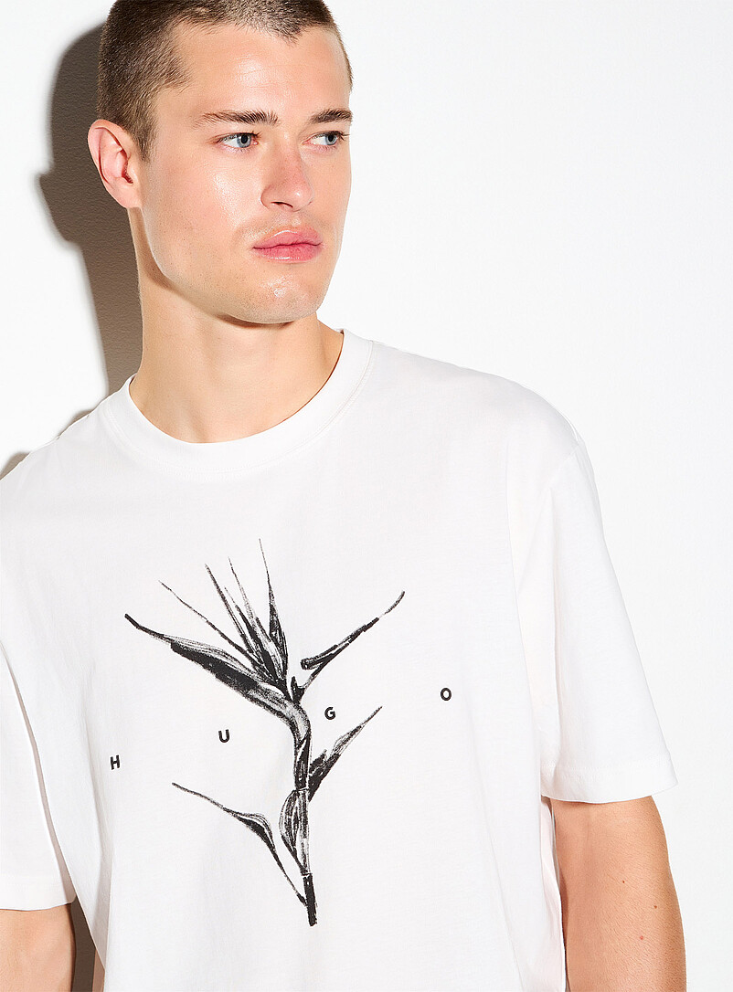 Bird of paradise print T-shirt product image 2