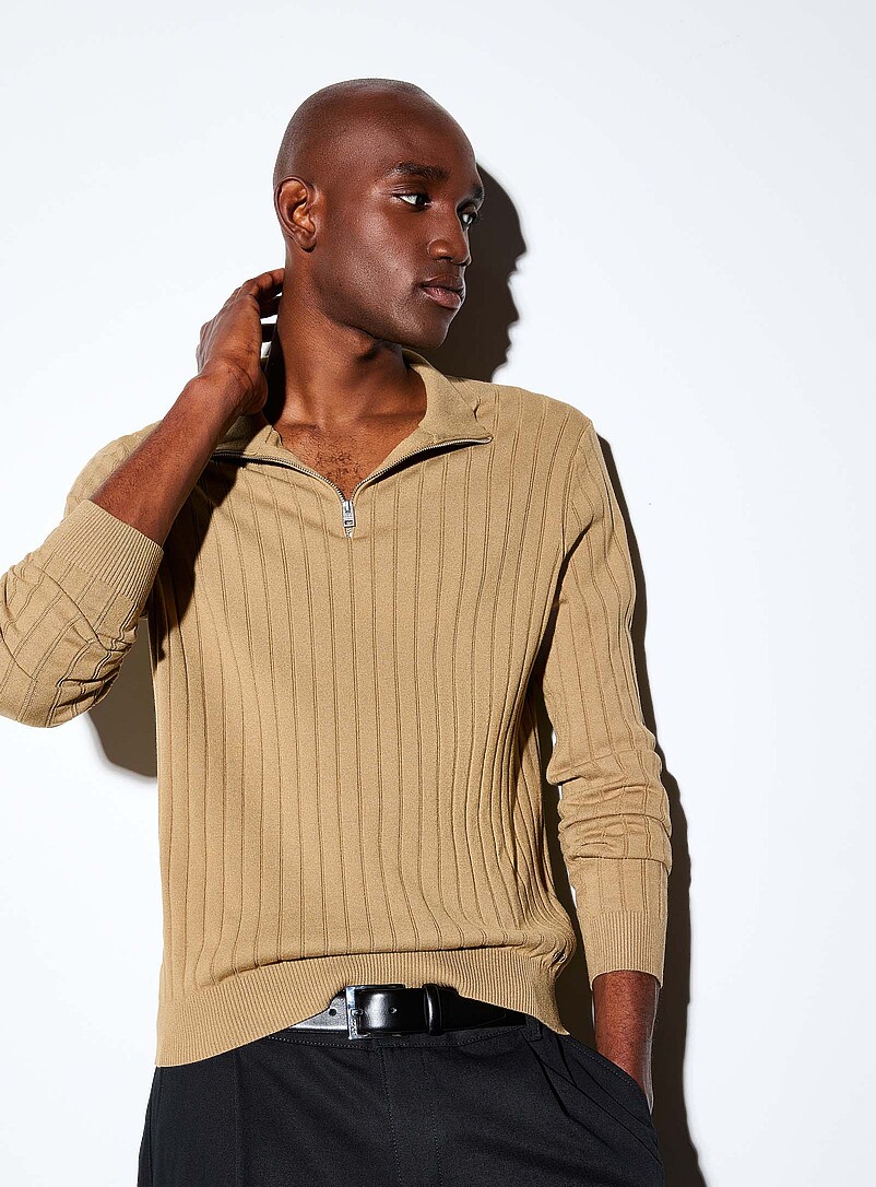 Steebee etched rib sweater product image (primary)