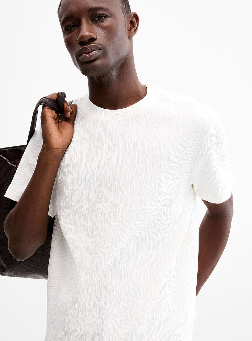 Deno crinkled jersey T-shirt product image (primary)