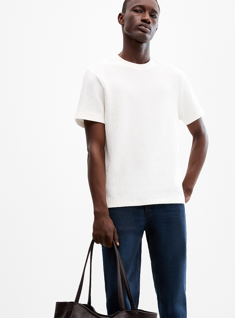 Deno crinkled jersey T-shirt product image 2