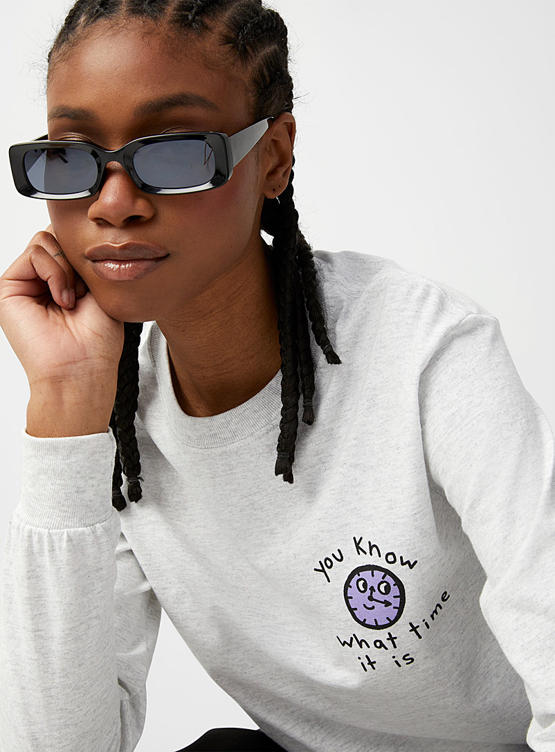 Pony Emotions Infinies: Le t-shirt Emo Time Blanc pour femme