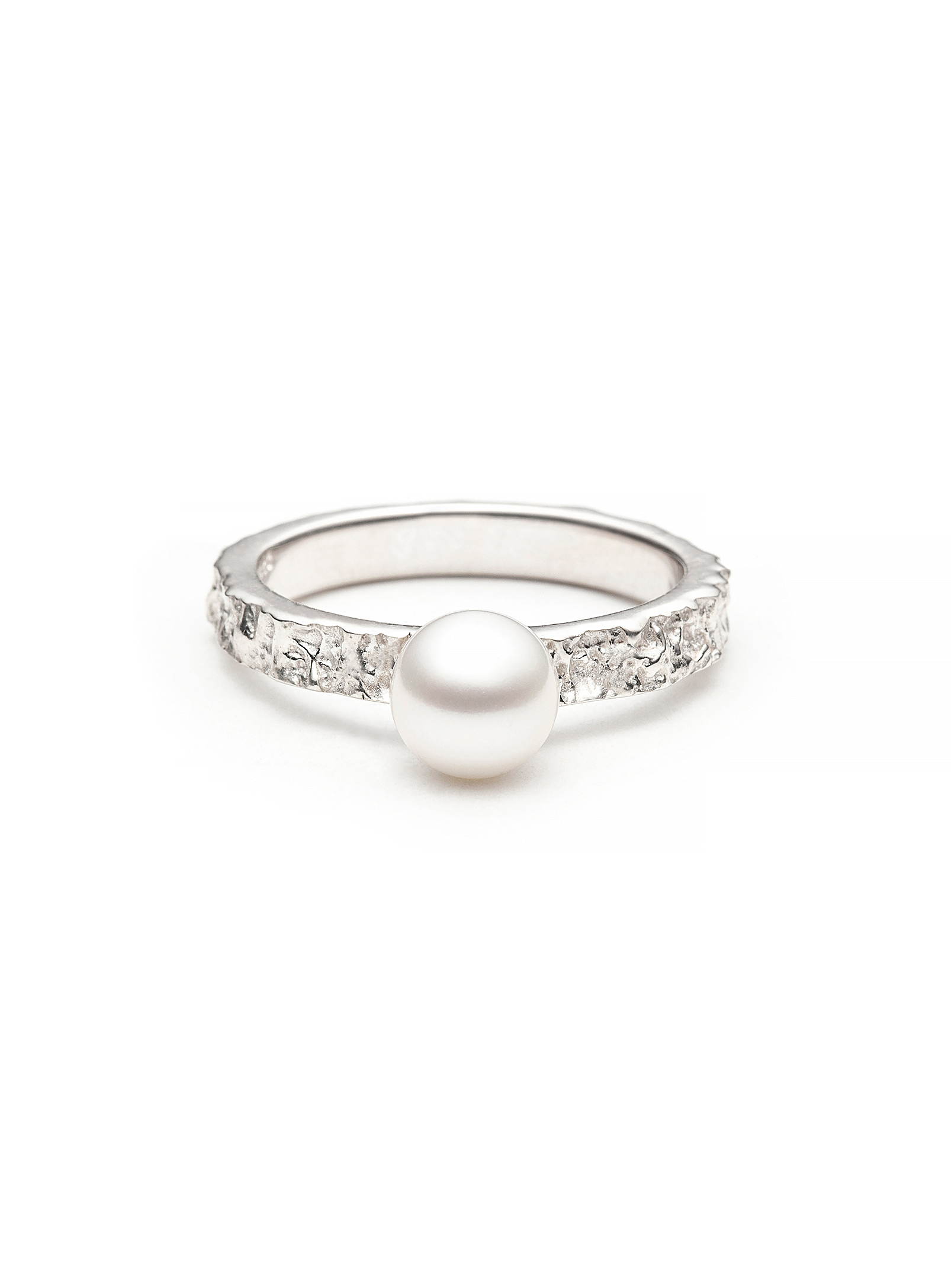 Atelier LAF - Mineral and pearl ring