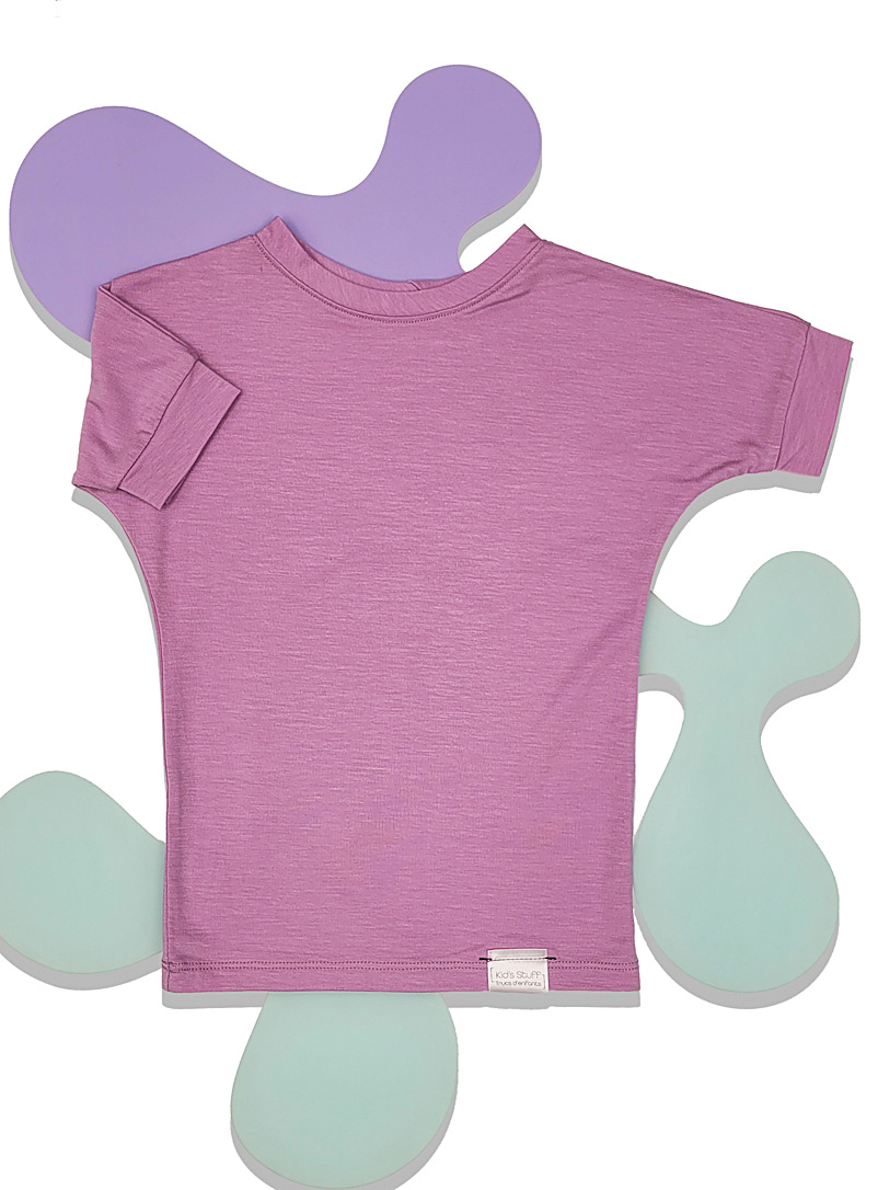 Trucs d'enfants: Le t-shirt évolutif lyocell ultradoux Enfant Rose