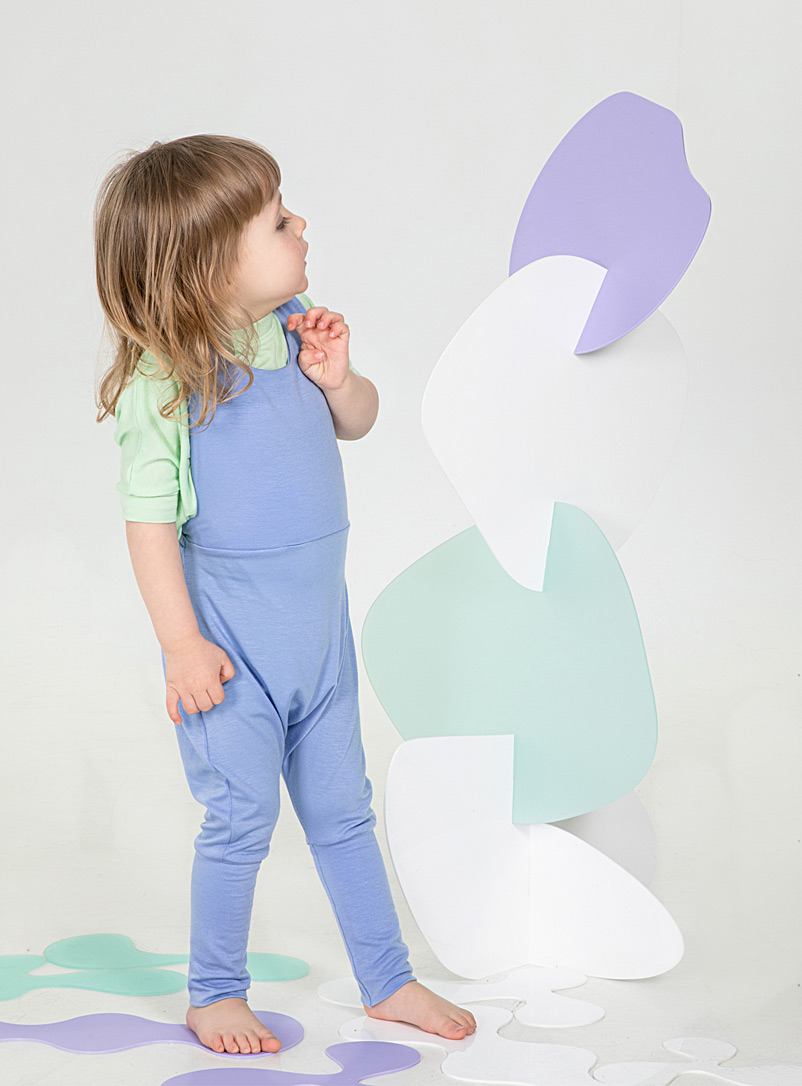 Trucs d'enfants: La salopette évolutive lyocell ultradoux Enfant Bleu