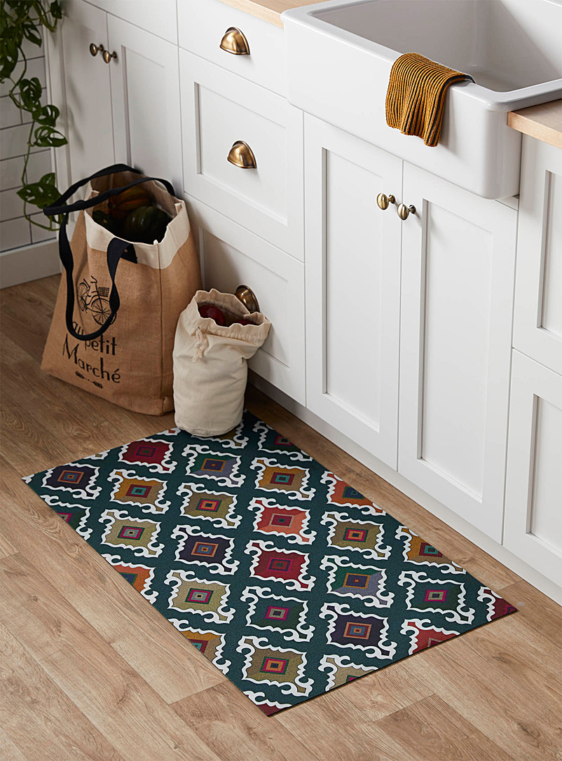Simons Maison: Le tapis de cuisine médaillons multicolores 52 x 90 cm Assorti