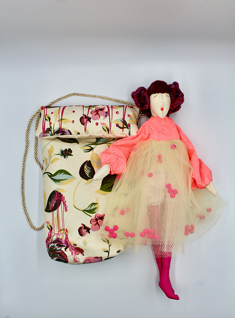 Brownstone Playhouse Assorted Kiko doll and her bag
